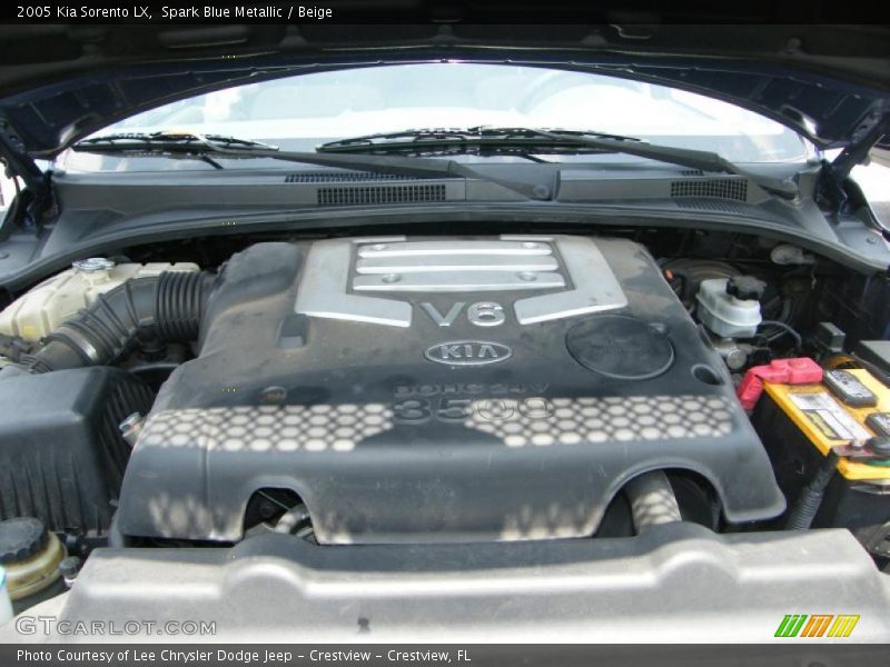 Spark Blue Metallic / Beige 2005 Kia Sorento LX