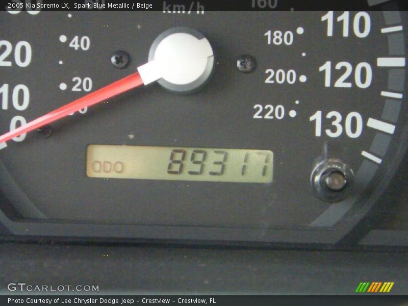 Spark Blue Metallic / Beige 2005 Kia Sorento LX