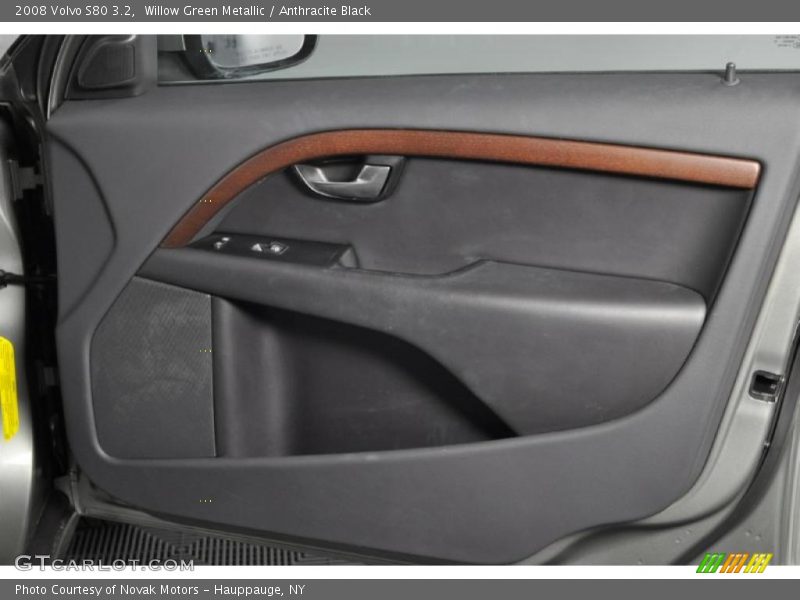 Willow Green Metallic / Anthracite Black 2008 Volvo S80 3.2