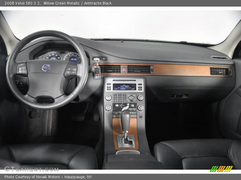 Willow Green Metallic / Anthracite Black 2008 Volvo S80 3.2