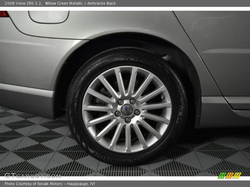Willow Green Metallic / Anthracite Black 2008 Volvo S80 3.2