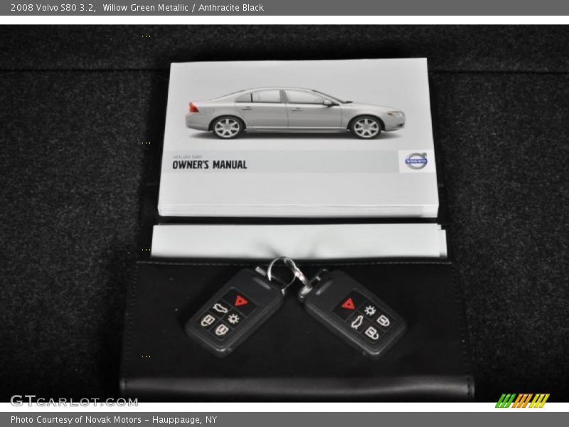 Willow Green Metallic / Anthracite Black 2008 Volvo S80 3.2
