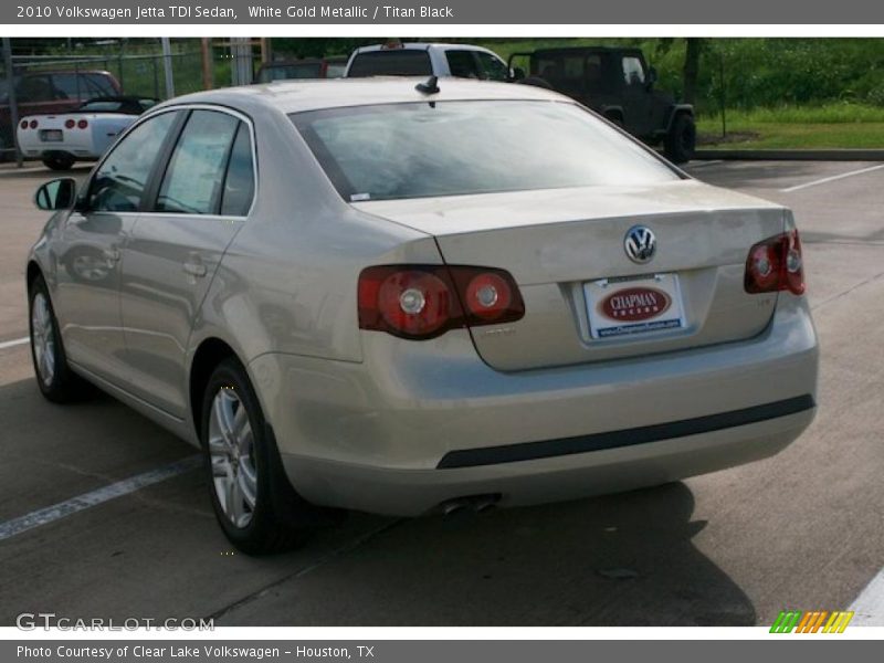 White Gold Metallic / Titan Black 2010 Volkswagen Jetta TDI Sedan