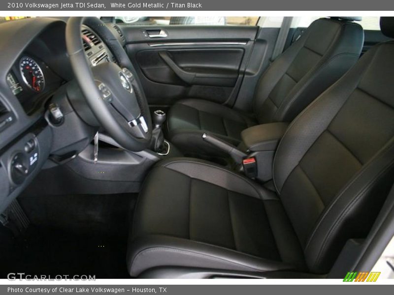 White Gold Metallic / Titan Black 2010 Volkswagen Jetta TDI Sedan