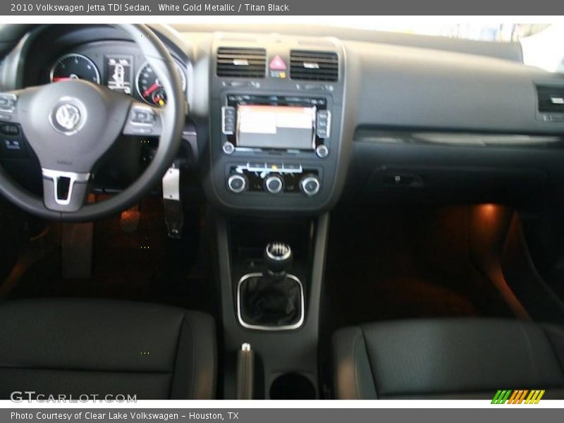 White Gold Metallic / Titan Black 2010 Volkswagen Jetta TDI Sedan