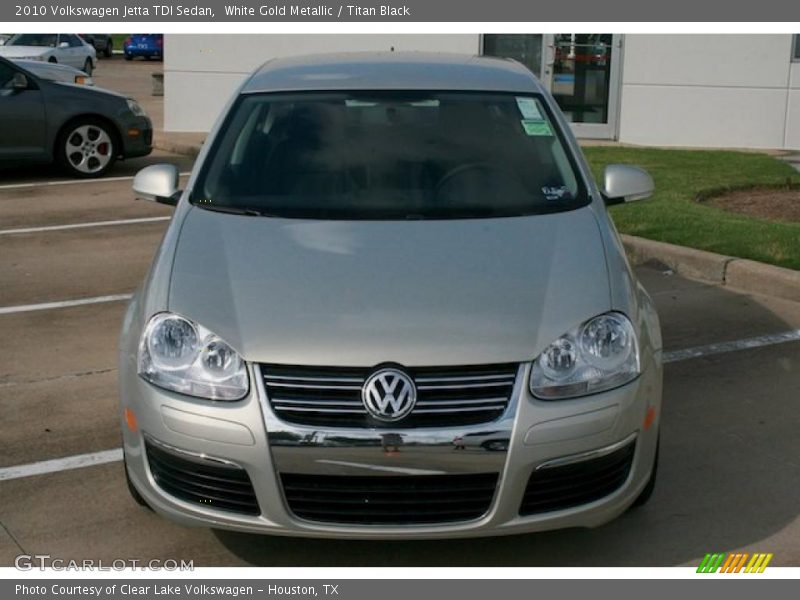 White Gold Metallic / Titan Black 2010 Volkswagen Jetta TDI Sedan