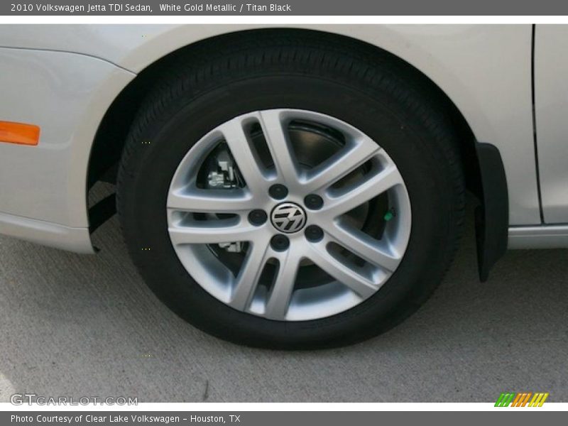 White Gold Metallic / Titan Black 2010 Volkswagen Jetta TDI Sedan