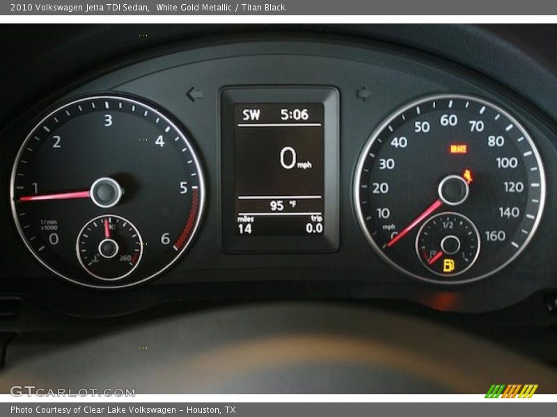 White Gold Metallic / Titan Black 2010 Volkswagen Jetta TDI Sedan