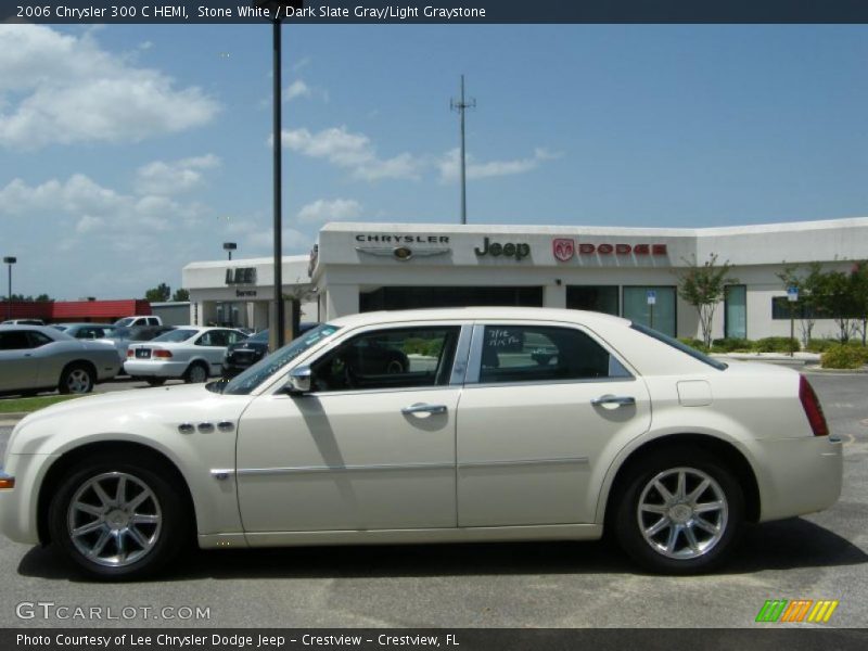 Stone White / Dark Slate Gray/Light Graystone 2006 Chrysler 300 C HEMI