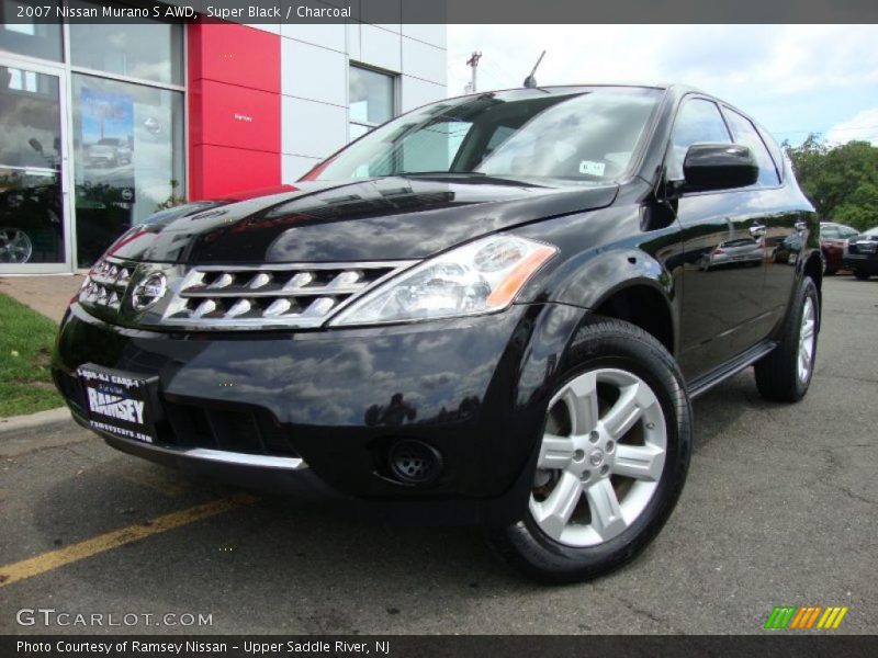 Super Black / Charcoal 2007 Nissan Murano S AWD
