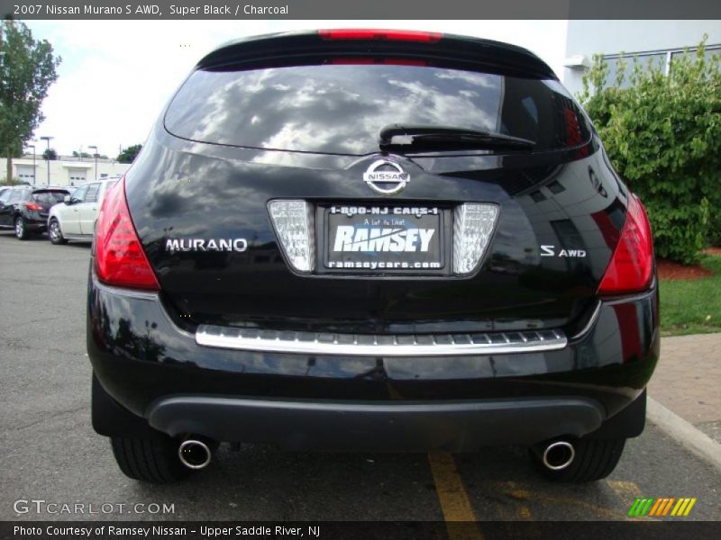 Super Black / Charcoal 2007 Nissan Murano S AWD