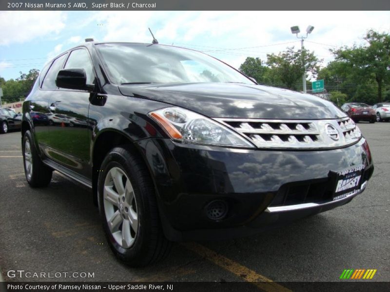 Super Black / Charcoal 2007 Nissan Murano S AWD