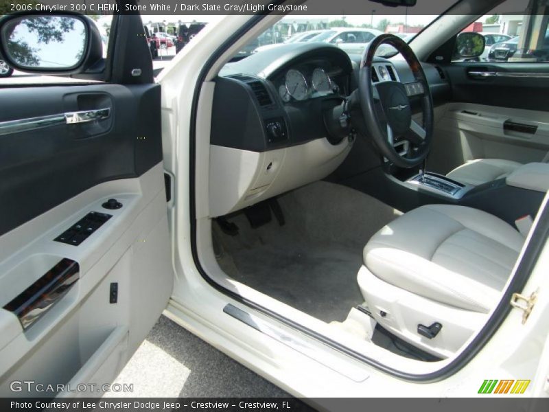 Stone White / Dark Slate Gray/Light Graystone 2006 Chrysler 300 C HEMI