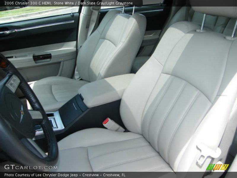 Stone White / Dark Slate Gray/Light Graystone 2006 Chrysler 300 C HEMI