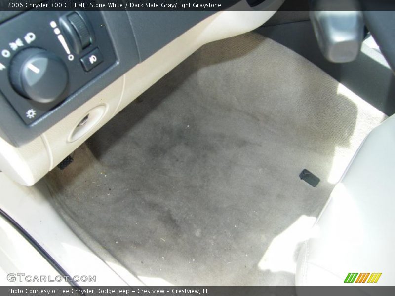 Stone White / Dark Slate Gray/Light Graystone 2006 Chrysler 300 C HEMI