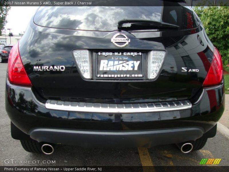 Super Black / Charcoal 2007 Nissan Murano S AWD