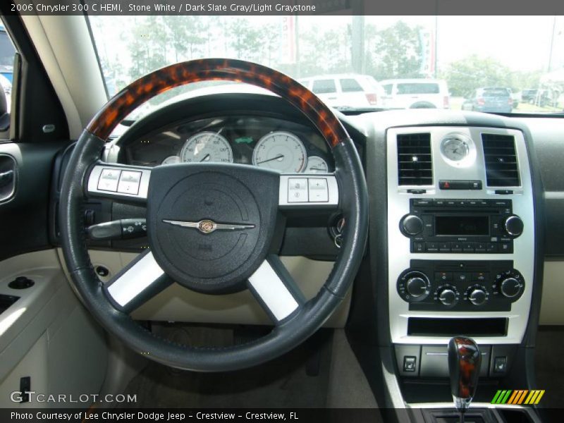 Stone White / Dark Slate Gray/Light Graystone 2006 Chrysler 300 C HEMI
