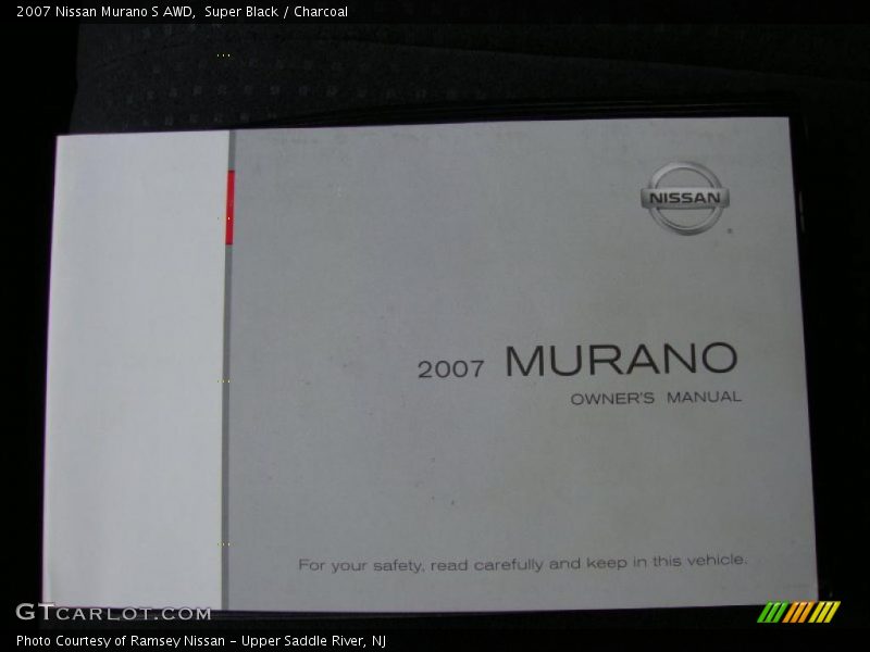 Super Black / Charcoal 2007 Nissan Murano S AWD
