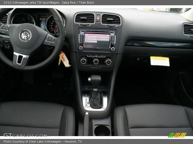 Salsa Red / Titan Black 2010 Volkswagen Jetta TDI SportWagen