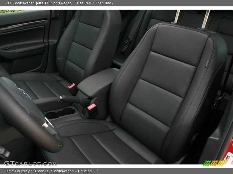 Salsa Red / Titan Black 2010 Volkswagen Jetta TDI SportWagen