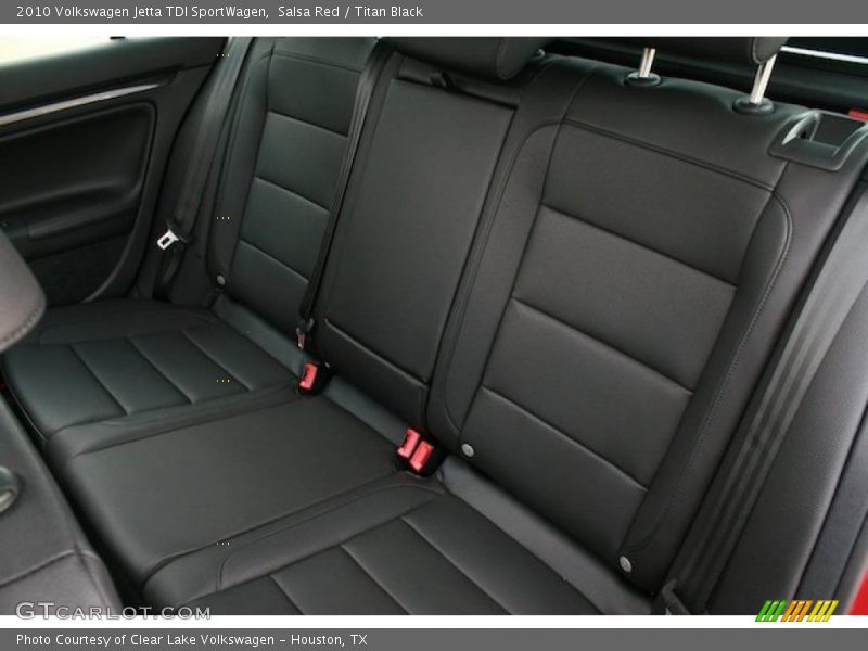Salsa Red / Titan Black 2010 Volkswagen Jetta TDI SportWagen