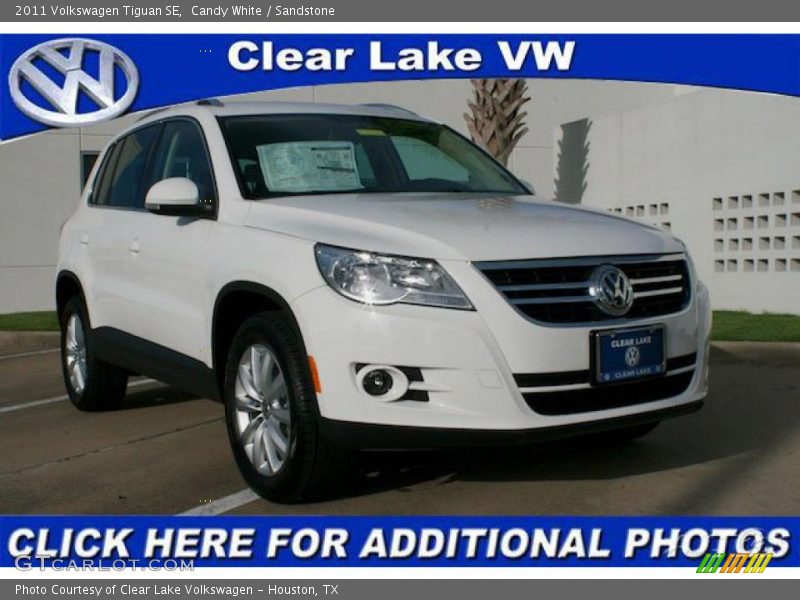 Candy White / Sandstone 2011 Volkswagen Tiguan SE