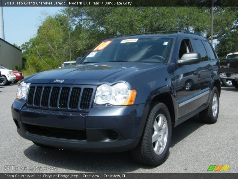 Modern Blue Pearl / Dark Slate Gray 2010 Jeep Grand Cherokee Laredo
