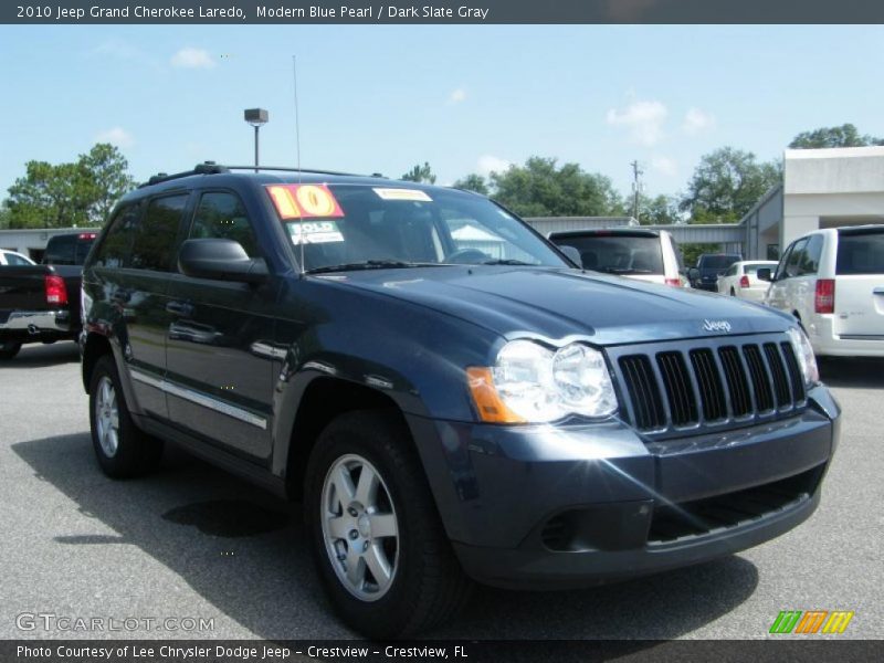 Modern Blue Pearl / Dark Slate Gray 2010 Jeep Grand Cherokee Laredo