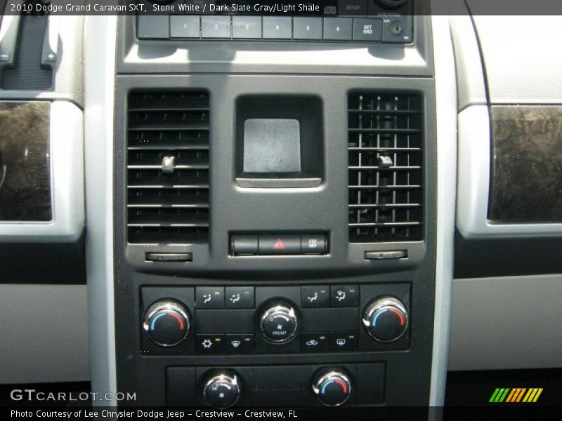 Stone White / Dark Slate Gray/Light Shale 2010 Dodge Grand Caravan SXT