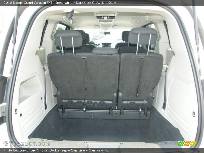 Stone White / Dark Slate Gray/Light Shale 2010 Dodge Grand Caravan SXT