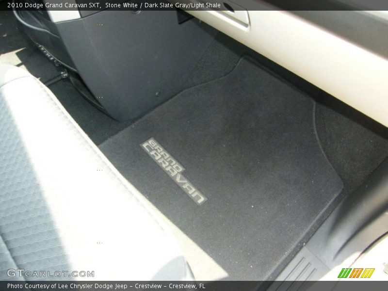 Stone White / Dark Slate Gray/Light Shale 2010 Dodge Grand Caravan SXT