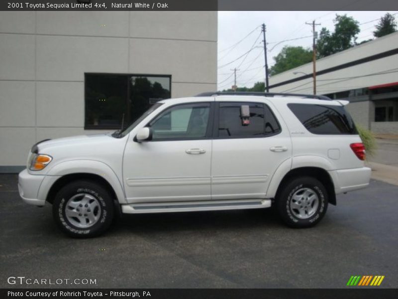 Natural White / Oak 2001 Toyota Sequoia Limited 4x4
