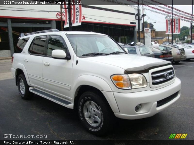 Natural White / Oak 2001 Toyota Sequoia Limited 4x4
