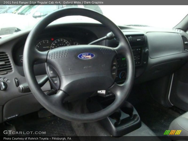 Oxford White / Dark Graphite 2001 Ford Ranger Edge Regular Cab 4x4