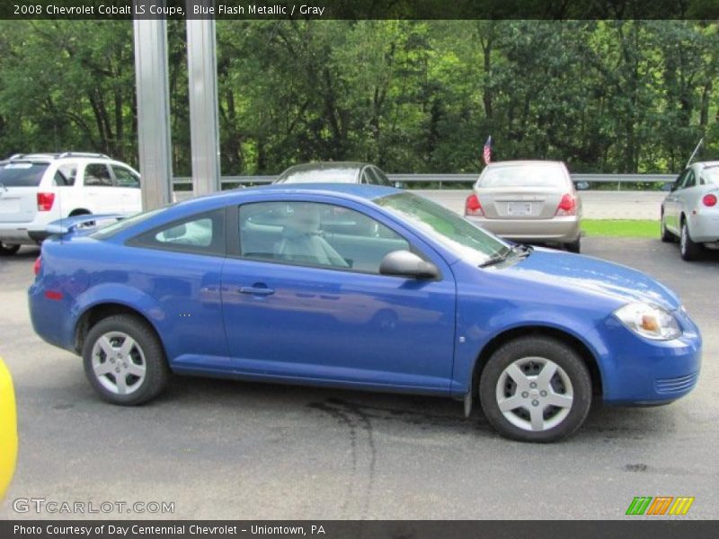 Blue Flash Metallic / Gray 2008 Chevrolet Cobalt LS Coupe