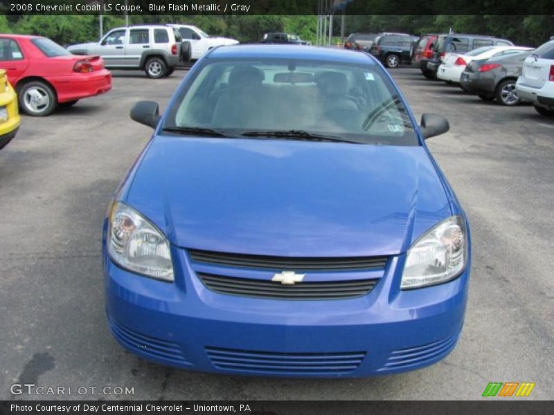 Blue Flash Metallic / Gray 2008 Chevrolet Cobalt LS Coupe