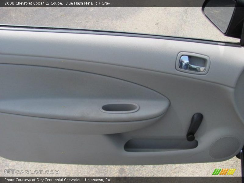 Blue Flash Metallic / Gray 2008 Chevrolet Cobalt LS Coupe
