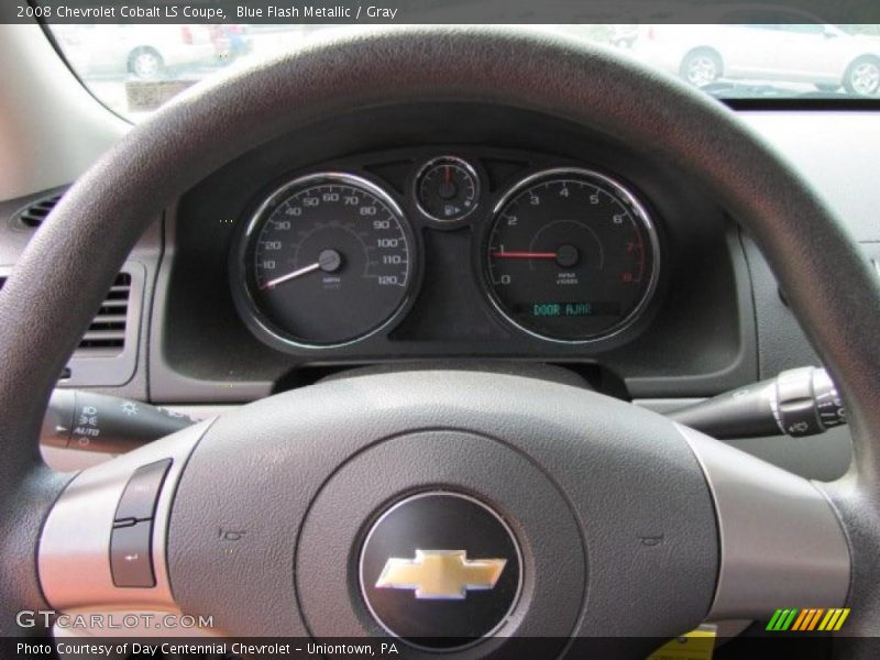 Blue Flash Metallic / Gray 2008 Chevrolet Cobalt LS Coupe