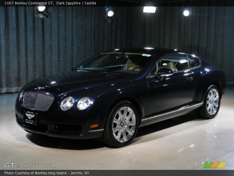 Dark Sapphire / Saddle 2007 Bentley Continental GT