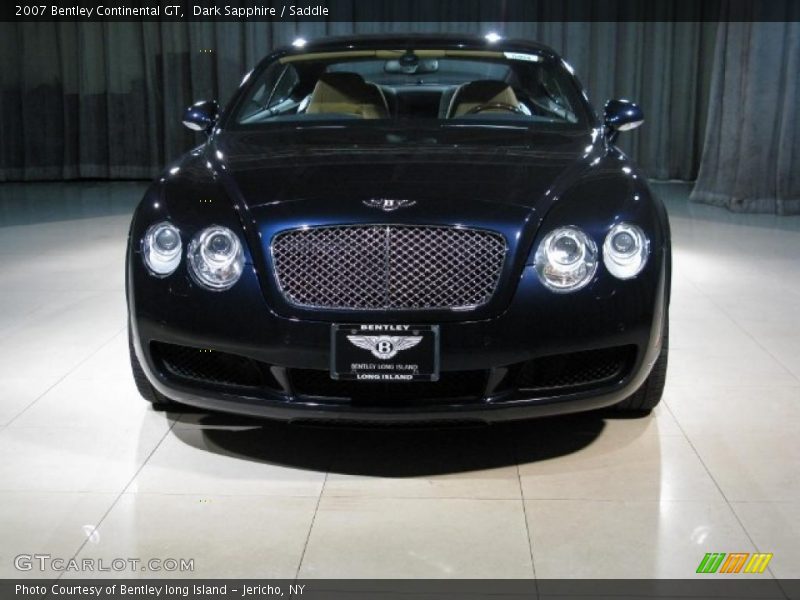 Dark Sapphire / Saddle 2007 Bentley Continental GT