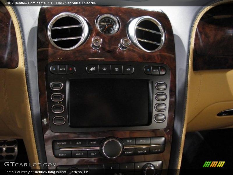 Dark Sapphire / Saddle 2007 Bentley Continental GT