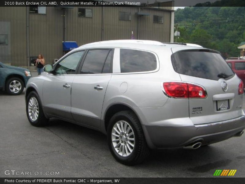 Quicksilver Metallic / Titanium/Dark Titanium 2010 Buick Enclave CXL AWD