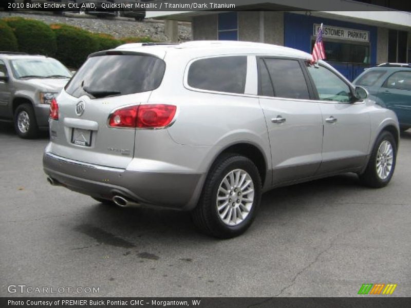 Quicksilver Metallic / Titanium/Dark Titanium 2010 Buick Enclave CXL AWD