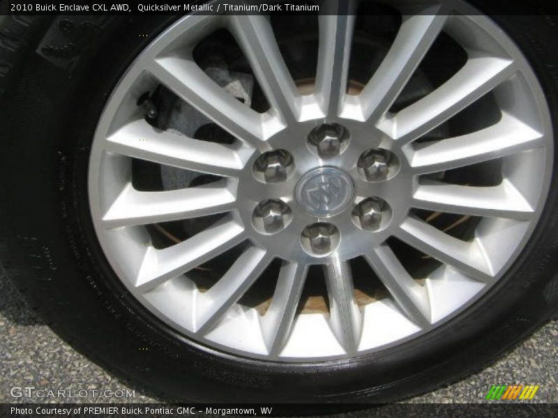 Quicksilver Metallic / Titanium/Dark Titanium 2010 Buick Enclave CXL AWD