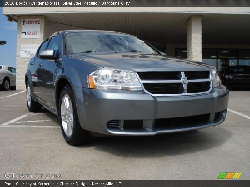 Silver Steel Metallic / Dark Slate Gray 2010 Dodge Avenger Express