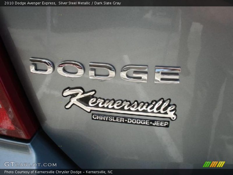 Silver Steel Metallic / Dark Slate Gray 2010 Dodge Avenger Express