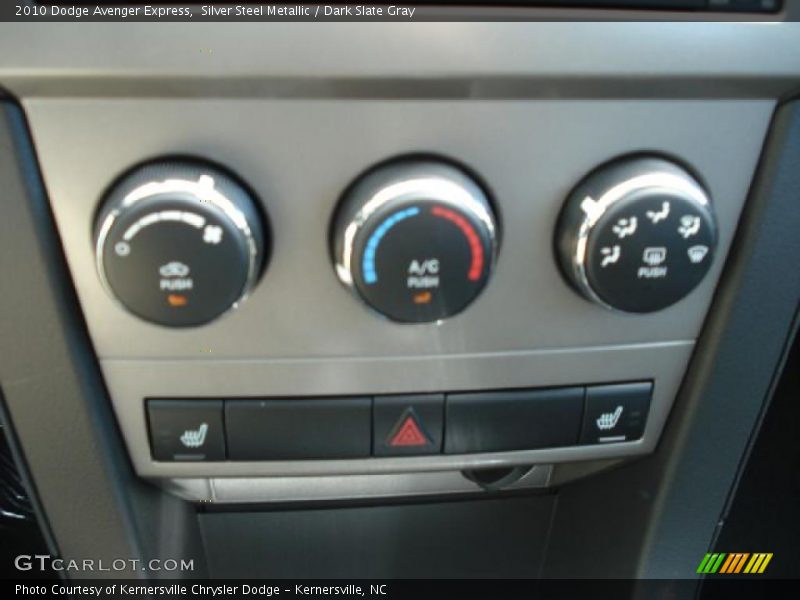 Silver Steel Metallic / Dark Slate Gray 2010 Dodge Avenger Express