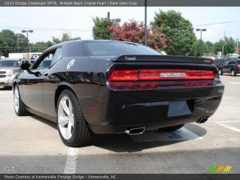 Brilliant Black Crystal Pearl / Dark Slate Gray 2010 Dodge Challenger SRT8