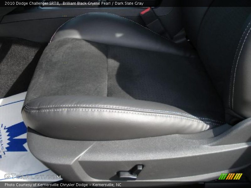 Brilliant Black Crystal Pearl / Dark Slate Gray 2010 Dodge Challenger SRT8