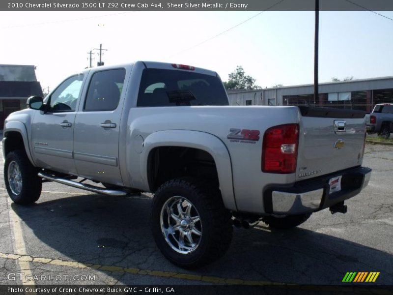 Sheer Silver Metallic / Ebony 2010 Chevrolet Silverado 1500 LT Z92 Crew Cab 4x4